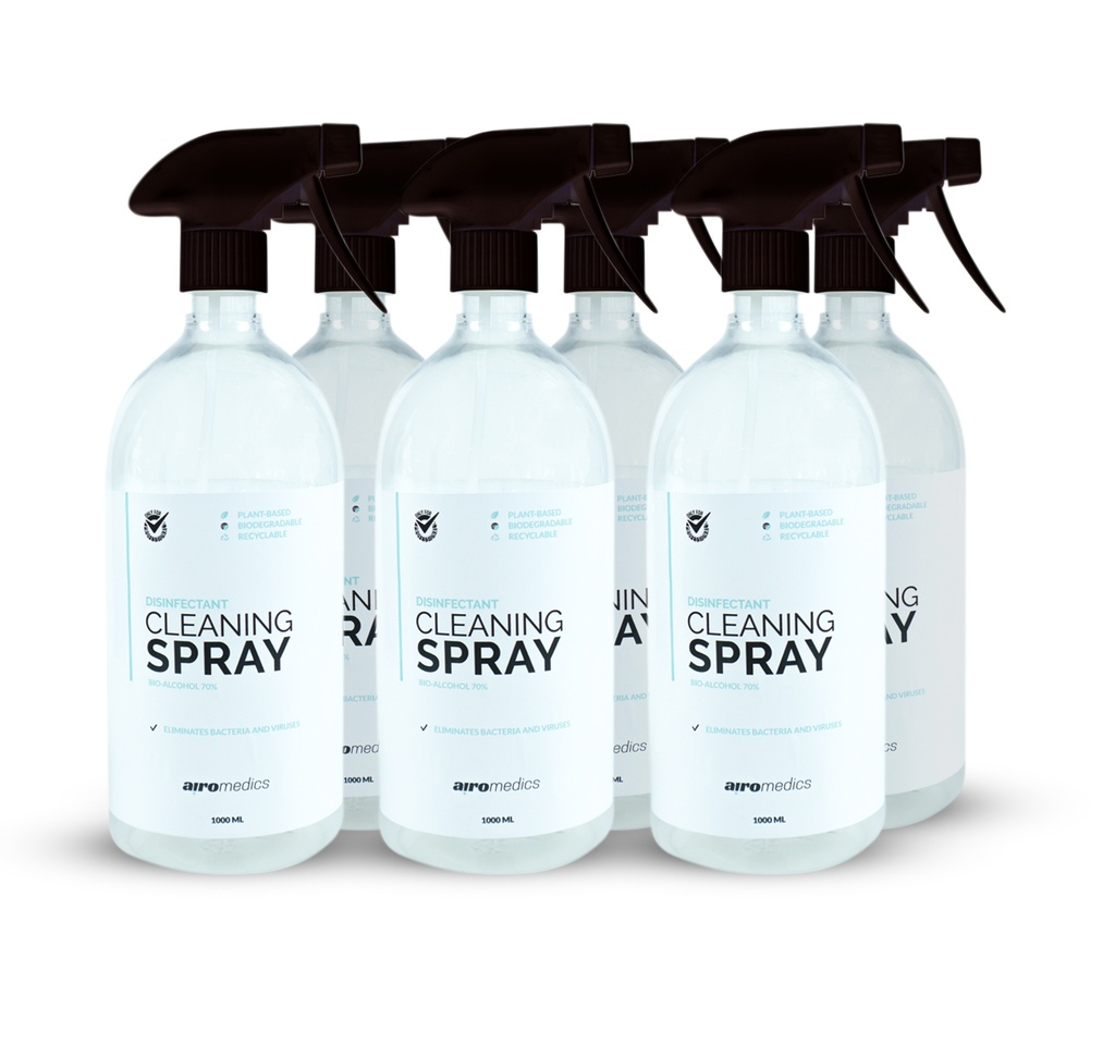 Airomedics Cleaning spray 1L (6 Pack)
